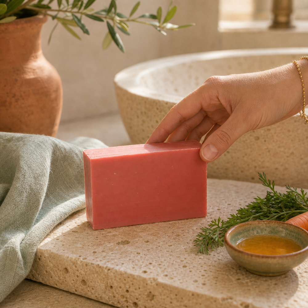 Carrot Soap lifestyle image