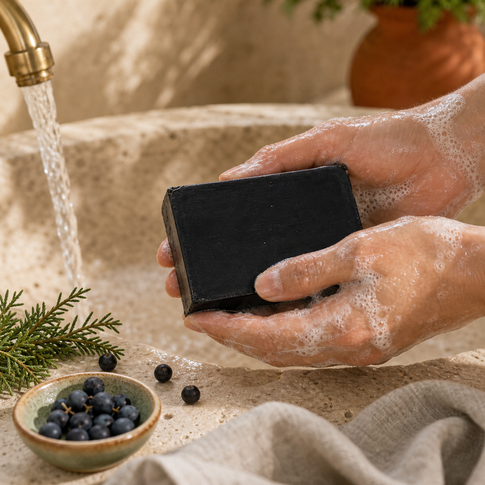 Juniper Soap lifestyle image