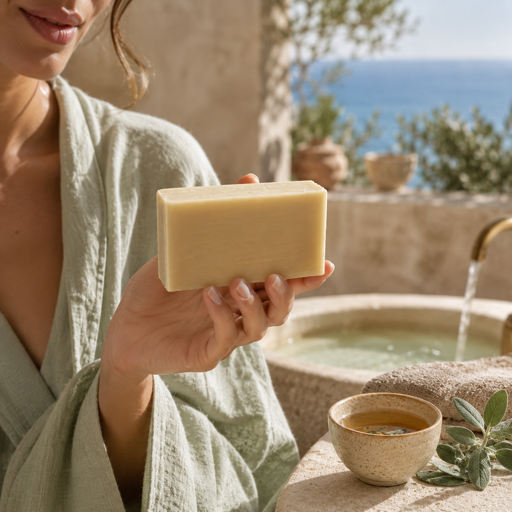 Sage Tea Soap lifestyle image