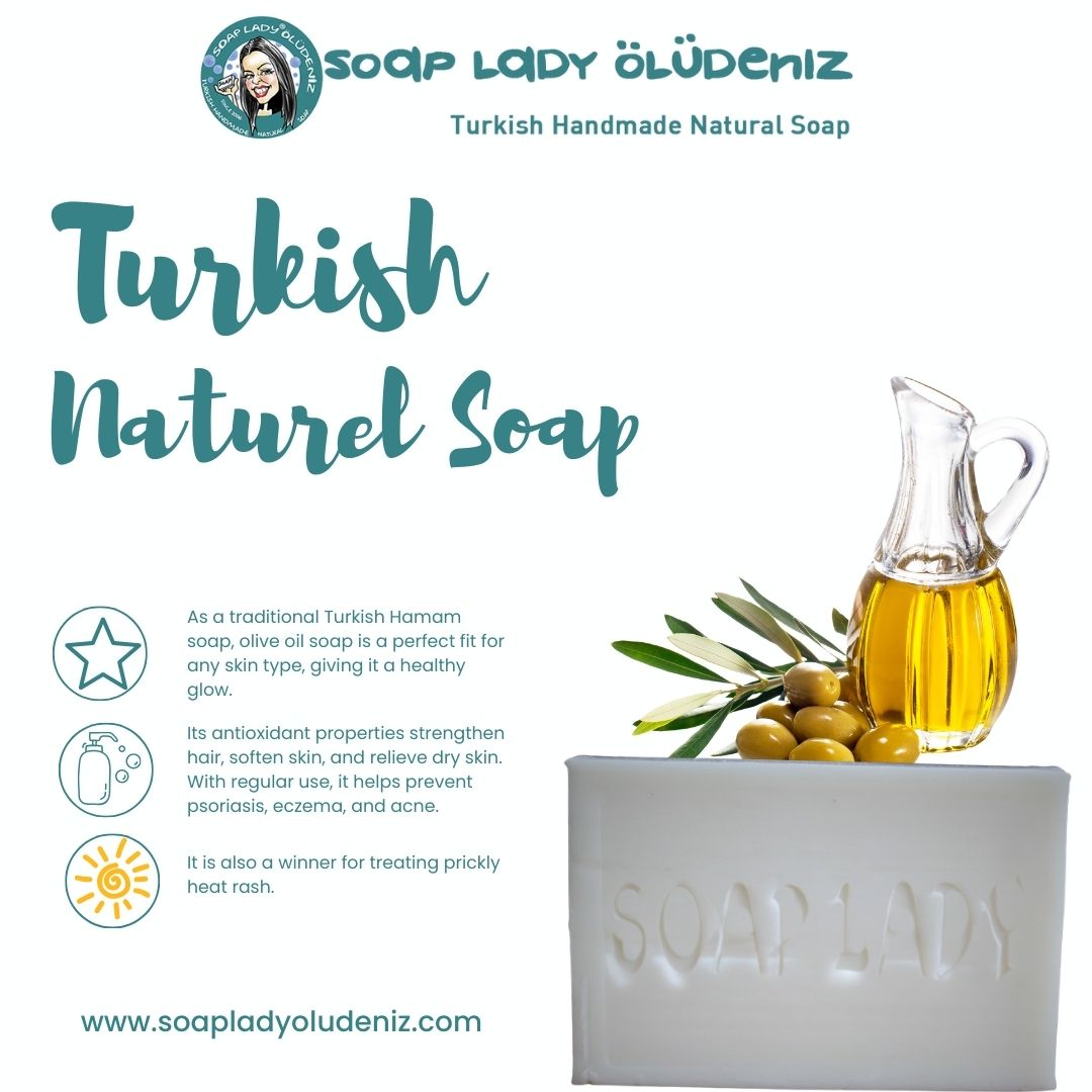 Soap Lady Oludeniz - Olive Oil (White) Soap