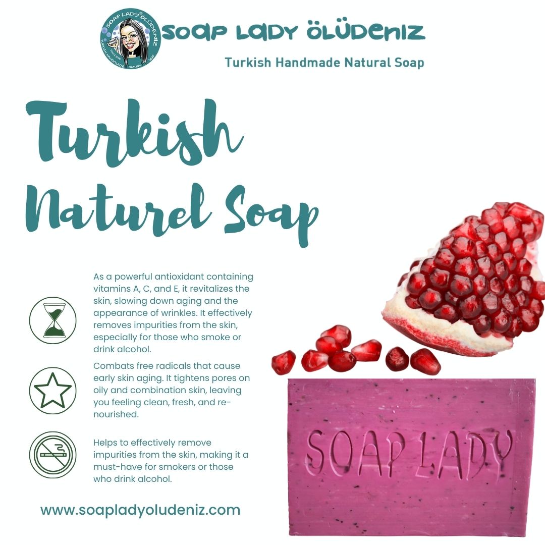 Soap Lady Oludeniz - Pomegranate Soap