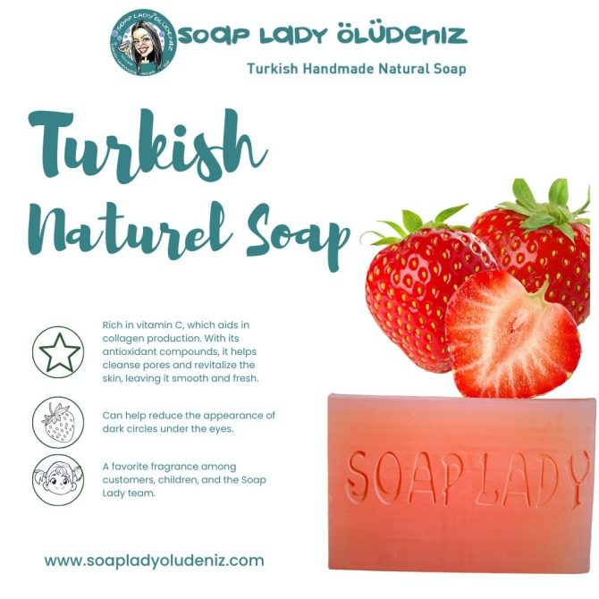Soap Lady Oludeniz - Strawberry Soap